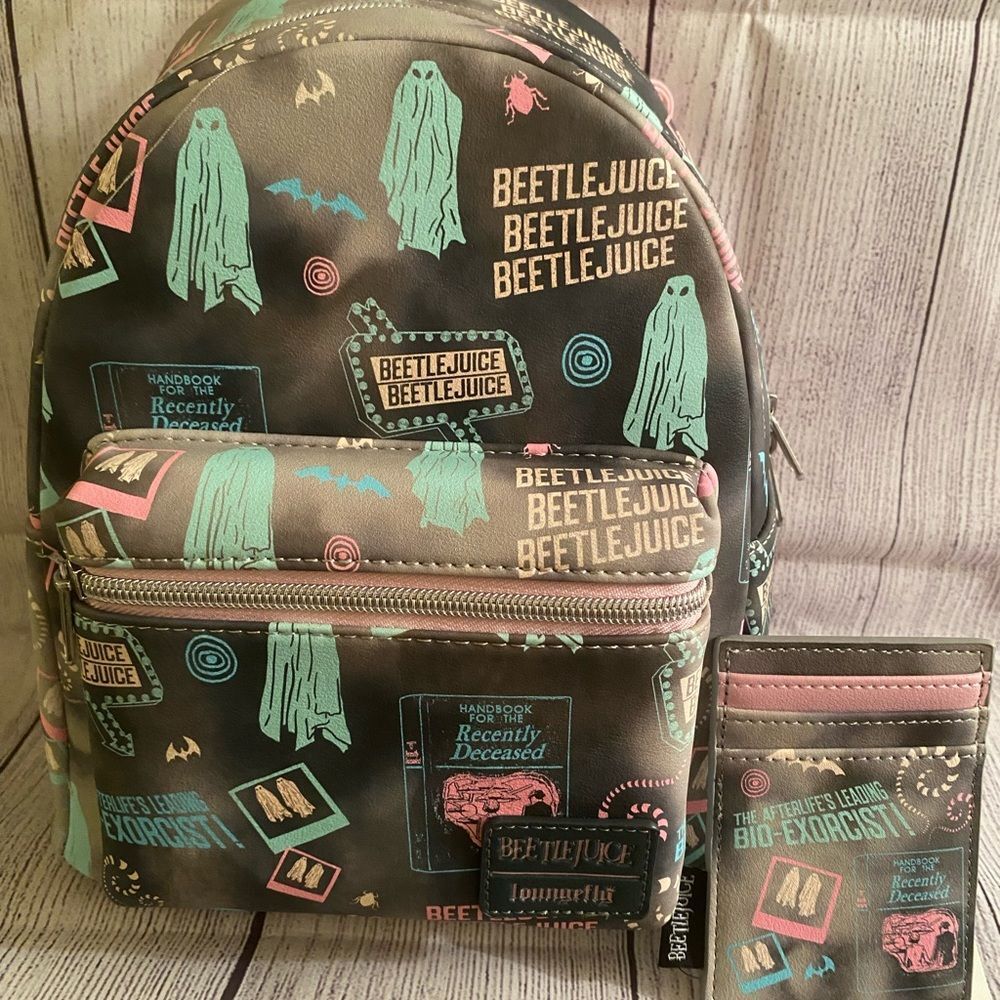 Loungefly Beetlejuice Pastel Tie-Dye Icons bundle